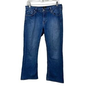 Just Black Blue Denim Cropped Jeans, size 30